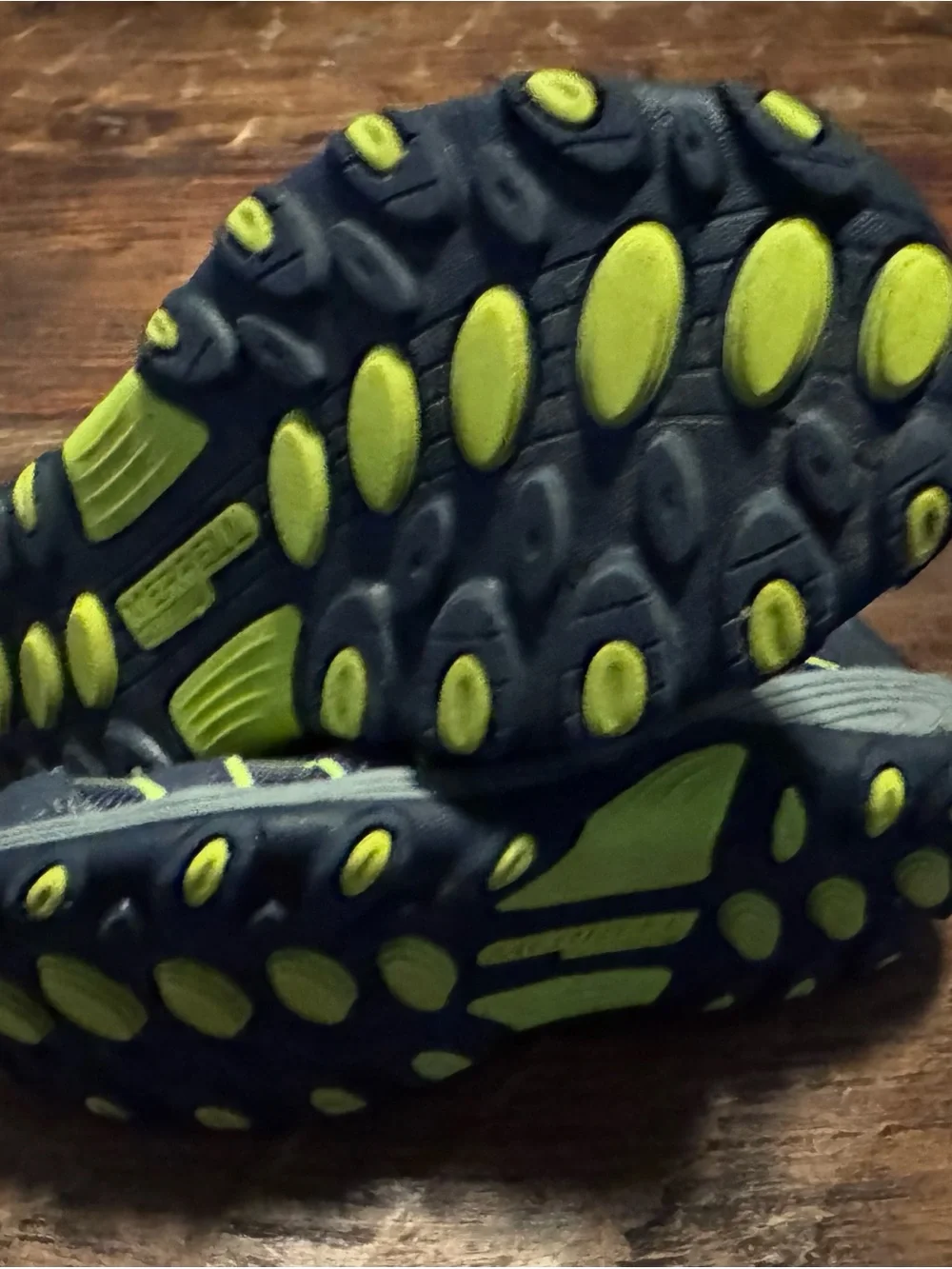 Merrell Kids Navy with Lime Accent Outdoor Sport Sandals 12M